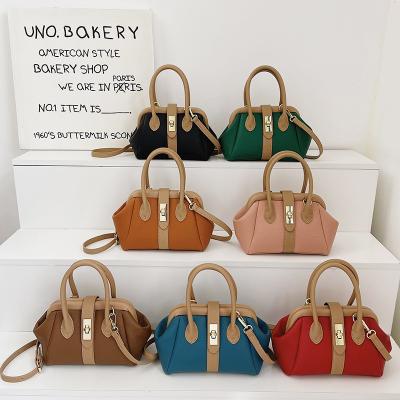 China 2023 Fashion Luxury Bags Ladies Handbags Young Lady's Fashion Design Clip For Young Woman for sale