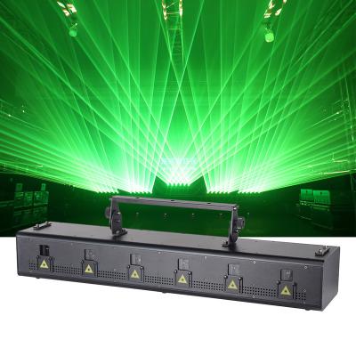 China Stage 6 Array RGB Animation Laser Beam Lights For DJ Club Event Stage for sale