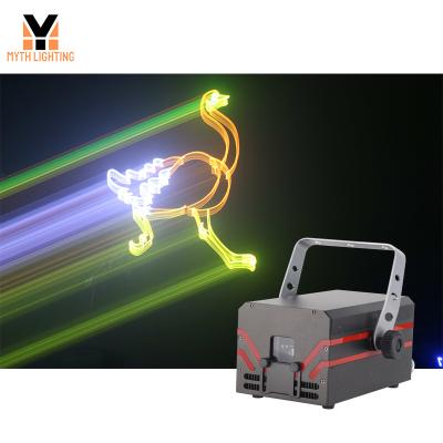 China M-3000 Mini 3W RGB Stage Animation ILDA Laser Light For Dj Disco Night Club for sale