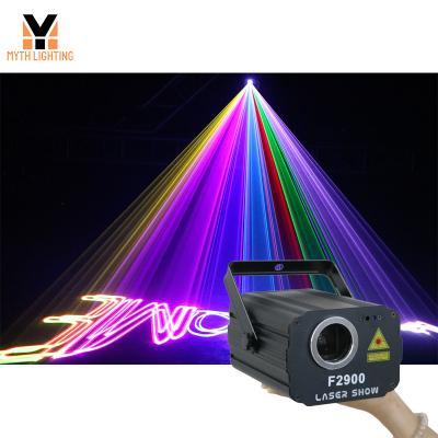 China Portable Mini Stage DJ Disco Club Stage Lighting 1380mw 2000mw RGB Scanner Animation Laser Light for sale