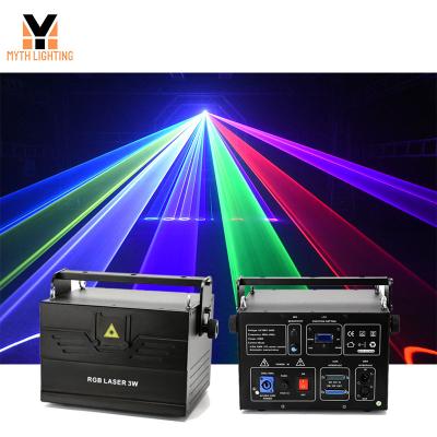 China Stage DJ Disco Stage Lighting 15kpps 3w 5w 10w RGB Multi Color RGB Animation Laser Light For Night Club for sale