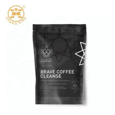 China Barrier Coffee Beans Bag Tea Packaging For Coffee Tea Bags With Zipper Valve And Zipper Coffee Packaging Bags Stand Up Pouch for sale