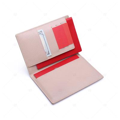 China Genuine Leather RFID OEM Guangzhou Factory Travel Rfid Designer Passport Safe Holder for sale