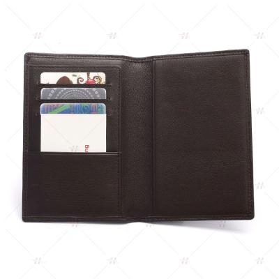 China Anti-theft Cars Brand Luxury Leather Passport Holder Multiple Laser Gift Voucher Card Holder Travel for sale