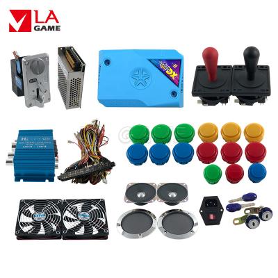 China pandora's box dx 2992 in 1 arcade cabinet kit plans 30mm sanwa joystick happ type arcade buttons for 2 players LAS-PD121 for sale