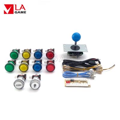 China 1 PC Rasberry pi 4 arcade diy kit best player delay zero encoder buttons with led usb arcade stick LAS-UE105 for sale