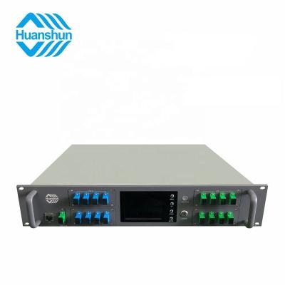 China FTTH 19 Inch 2/3U 1550nm JDSU27 Laser Erbium-Ytterbium EYDFA 16 Output 16-19dB EDFA CATV Fiber Optic Amplifier for sale