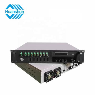 China FTTH CATV EYDFA 1550nm 8 Output 16-23dB EDFA JDSU27 Laser Fiber Optic Amplifier Edfa for sale