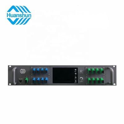 China FTTH 8 Output 16-23dB EDFA EYDFA CATV FWDM 1550nm JDSU27 Laser Erbium-ytterbium Fiber Optic Amplifier for sale