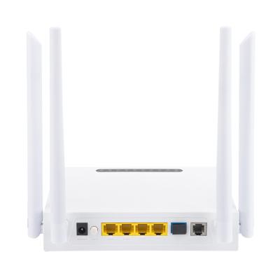 China FTTH FTTH PON Solutions 2.4G&5G Wifi Router 4GE+4WIFI+POTs Dual Band Smart Wireless AC Onu GPON EPON XPON ONU for sale