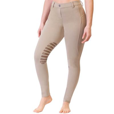 China Sports Quick Dry Breeches, Easy Pull On Breeches For Women Anti Slip Silicone Knee Grip Riding Breeches for sale