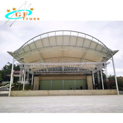 China Aluminum Lighting Concert Truss With Roof System With Stage Platform For Event Show for sale