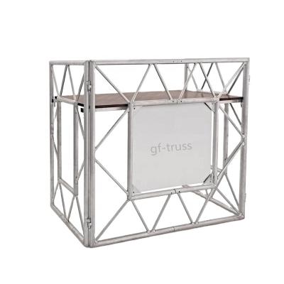 China Lightweight Aluminum Truss Booth For Sale Portable DJ Table Bar Counter for sale