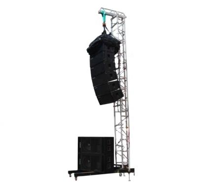 China Aluminum Line Array Loudspeaker Lift Truss Rack Lightweight GF-truss 26ft Stile Tower for sale