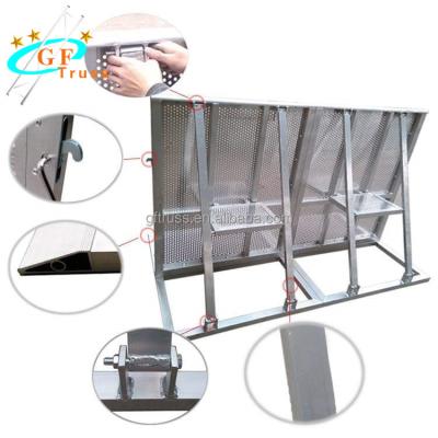 China Concert Event DJ GF--BOOT Factory Aluminum Crowd Control Barrier For Event Security for sale