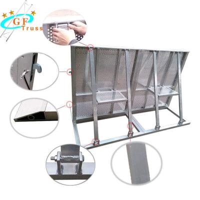 China Aluminum Event Barrier Crowd Control Barrier Stage Barricades With Factory Price for sale