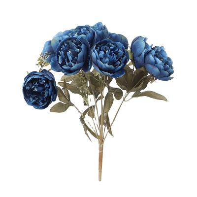 China Beautiful High Realistic Home Decoration Flower Wedding Decorative Artificial Core Peony Flowers As A Gift for sale