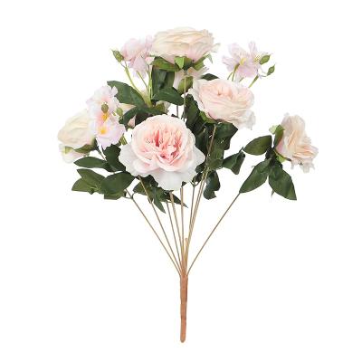 China Eco-friendly Material Hot Sale Customized Durable Using 11 Head Hydrangea Peony Flower Bouquets for sale