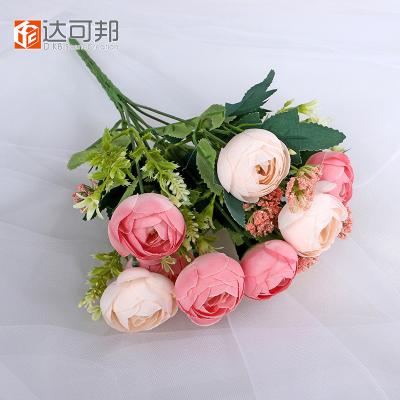 China Hot Selling Party BH009-2 Camellia Bud Bouquet Holder For Artificial Flowers for sale