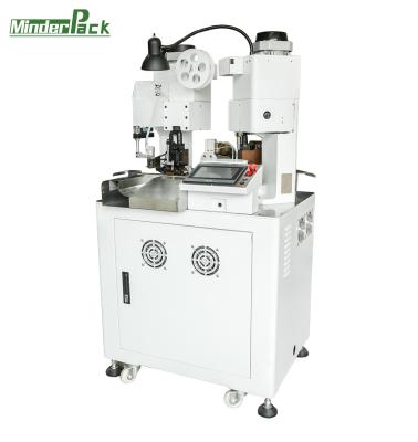 China Multifunctional cut off wire strip wire end die casting/full automatic double head crimping terminal machine for sale