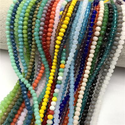 China Other 2x3mm Crystal Rondel Beads Faceted Glass Beads For Jewelry Making DIY Bracelet Necklace Female Jewelry for sale