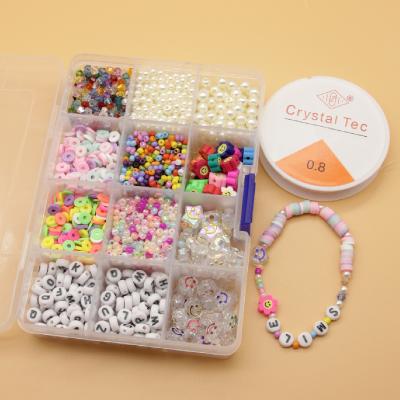 China Crystal Hot Selling Glass Seed Bead Alphabet Letter Beads Glass Beads Set For Jewelry Making DIY Set Kit for sale