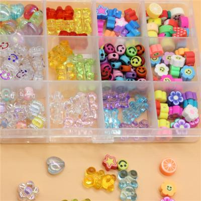 China Lovely Kids DIY Toy Mixed Loose Spacer Charms Beaded Handmade Bead Acrylic Plastic Bead Case Necklace Bracelet Jewelry Findings for sale