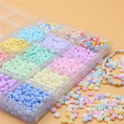 China Lovely Macarone Seed Beads Kit with Mix Candy Colors Small Craft Beads for Jewelry Making DIY Beads Creative Necklace Bracelet for sale