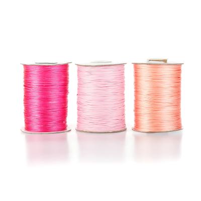 China 1.5mm/90 Yards Colorful Waxed Strings Yarn String Viable For Beading Project Jewelry Diy Jewelry Making Jewelry for sale