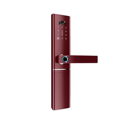 China Smart Room Biometric Fingerprint Door Lock with Password and Keyless Card Security Latches for School Office Apartment for sale