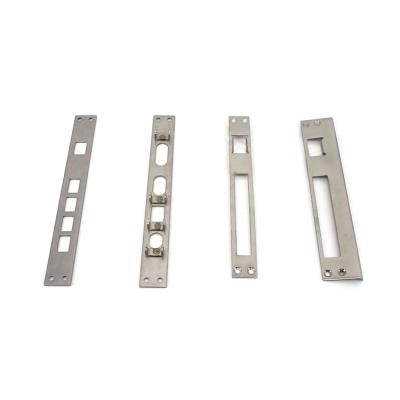 China Part Factory Sale Door Lock Strike Plate Lock Parts Steel Hardware Accessories for sale