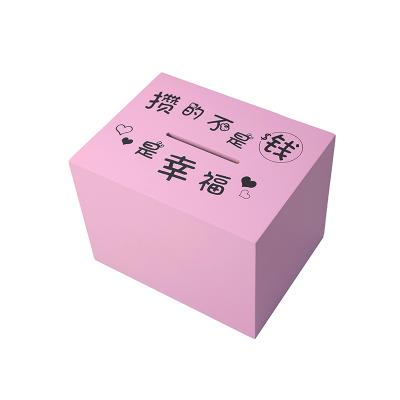 China Save Money Bank Hot Selling Wooden Piggy Bank For Sale for sale