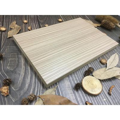 China Textured 3D Embossed Veneer Design Water Proof Melamine Synchronized MDF for sale