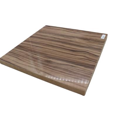 China 4H Hardness Moisture Proof UHG Anti-fire Melamine MDF/MFC/PB Super High Glossy Laminate Board for sale