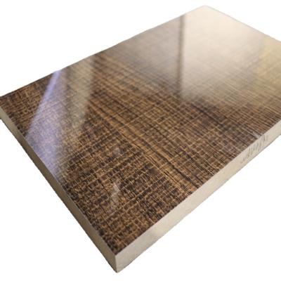 China Moisture Proof UHG Anti-fire Melamine MDF/MFC/PB Super High Glossy Laminate Board for sale