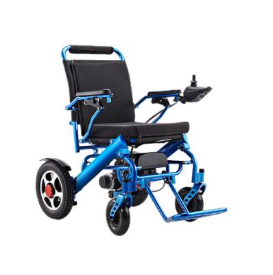 China Selling aluminum alloy materials used foldable electric wheelchair for elderly people for sale