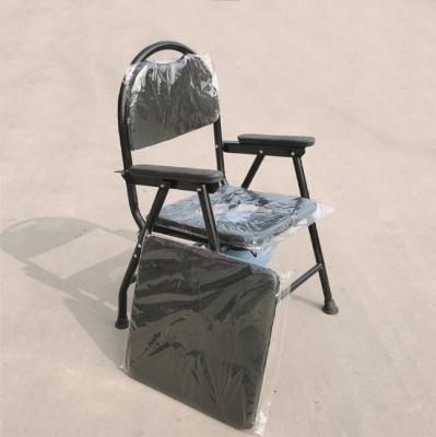 China Lightweight& Foldable& Portable plastic bathroom commode chair with toliet for elder and disable people for sale