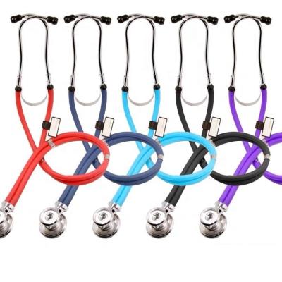 China Dual Tube Pop The Custom Stainless Steel Stethoscope for sale