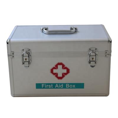 China Waterproof / Safety First Aid Equipments High Quality Medical Metal First Aid Kit Box for sale