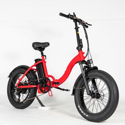 China Aluminum Alloy Cheap Adult 48V 12.8AH 750W Folding Electric Bike /fat tire Electric Bicycle / Moped With Pedal Drop Shipping EBike for sale