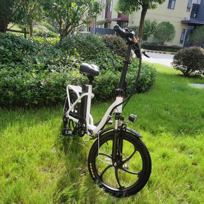 China Aluminum Alloy 2022 Very Popular Fat Tire Folding E Bike 20