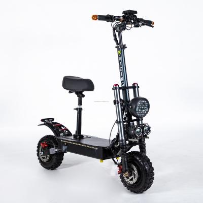 China Unisex High Quality 10 Inch Powerful 48V China Fast and Stable 2 Wheels Electric Scooter for Adults with Seat for sale