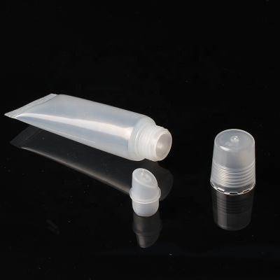 China Wholesale 5ml 8ml 10ml 15ml PE Cosmetic Packaging Custom Empty Makeup Squeeze Tube Lip Gloss Tube Plastic Lip Gloss Containers Cosmetics Soft for sale