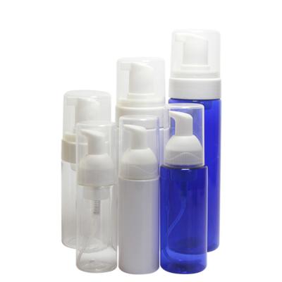 China BEAUTY PACKAGING Clear White Facial Detergent 30ml 50ml 100ml 150ml 200ml PET Plastic Foam Pump Bottle for sale