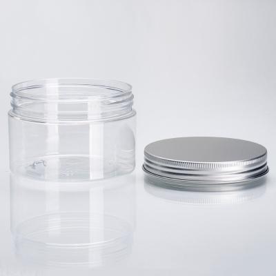 China Wholesale 30ml 50ml 80ml 100ml 120ml 150ml 180ml Household Product Clear PET Plastic Jar With Aluminum Plastic Screw Lids For Cream Packaging for sale