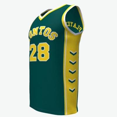 China Wholesale Cheap Antibacterial Sports Team Uniforms Sublimation Printing Custom Basketball Casual Wear for sale