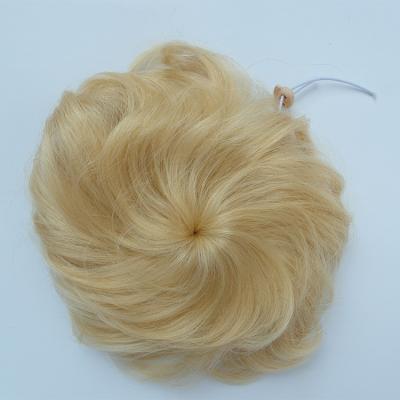 China Popular Natural Straight Wig Chignon Hair Bun With Fashion Long With Elastic Band 100% Curly Hair Chignon Bun for sale