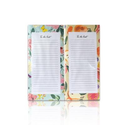 China 2021 Hot Selling Custom Memo Pad Self Adhesive Tear Off 80 Sheets Memo Pad Custom Logo Memo Pad Daily Planner Notepad for sale