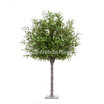 China Small CLASSIC 1.6m Mini Artificial Olive Tree Green Leaves Branches Home Decor Artificial Olive Tree For Sale for sale