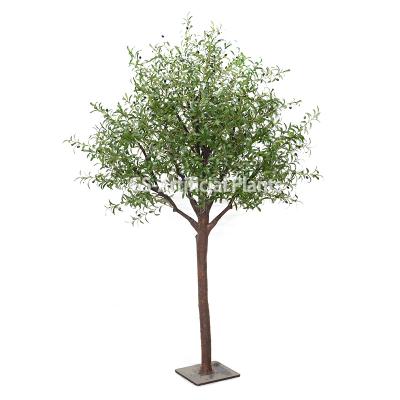 China CLASSIC New Fashion Party Event Olive Tree Plant Wooden Green Trunk Tall Artificial Olive Tree for sale